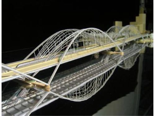 桥梁建筑仿真模型1
