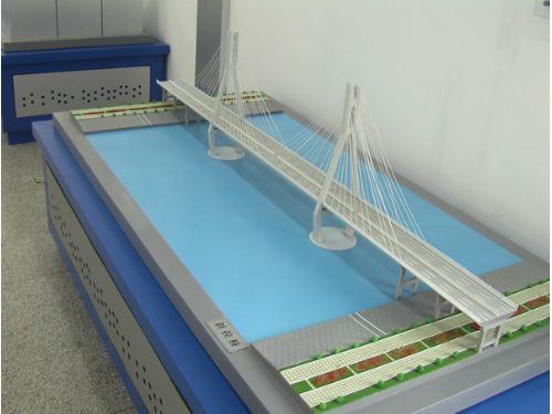 桥梁建筑仿真模型2